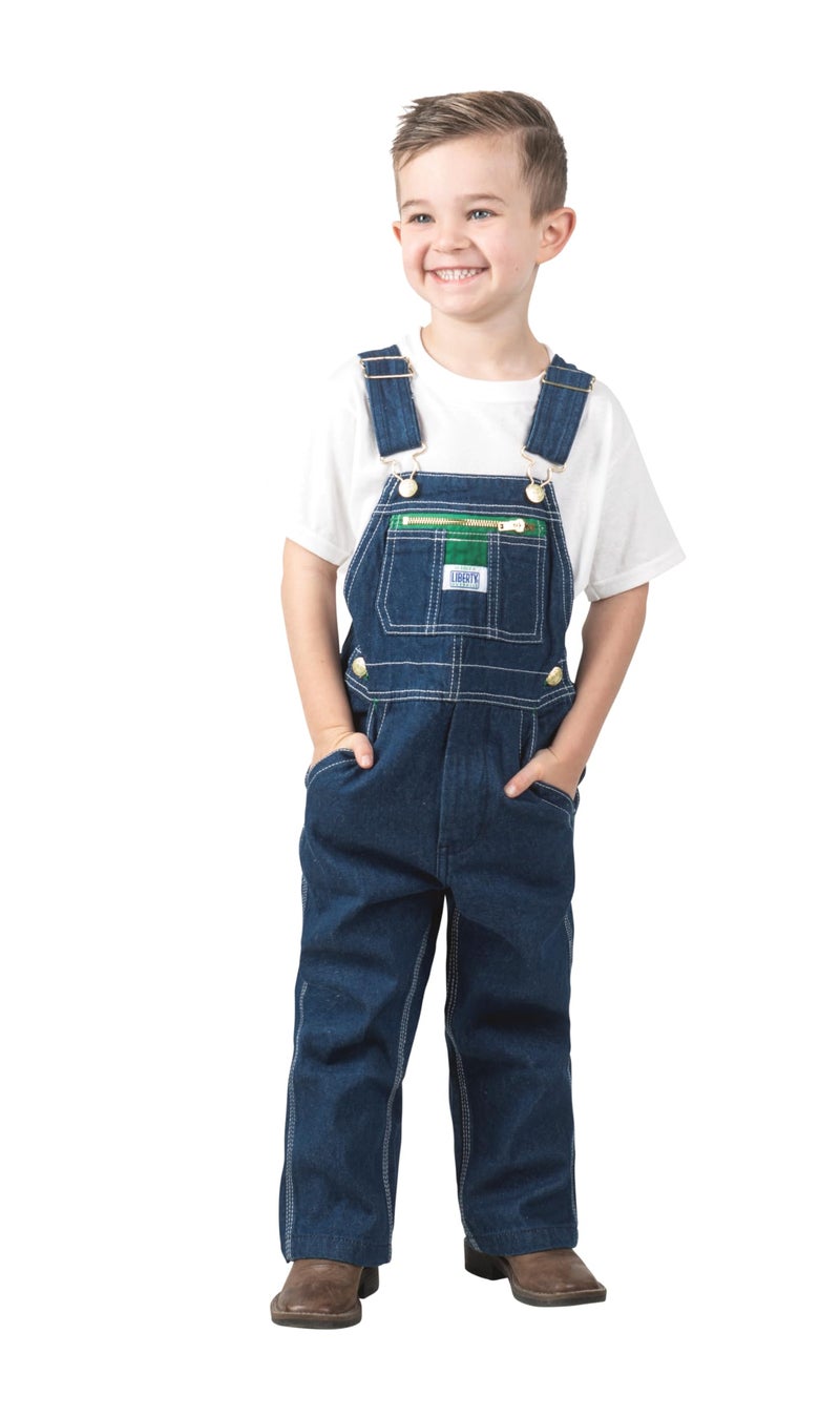 Liberty Pre-School Denim Bib Overall, Rigid Blue, 6 - Image 1